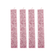 Velas rosadas Cuadradas decorativas